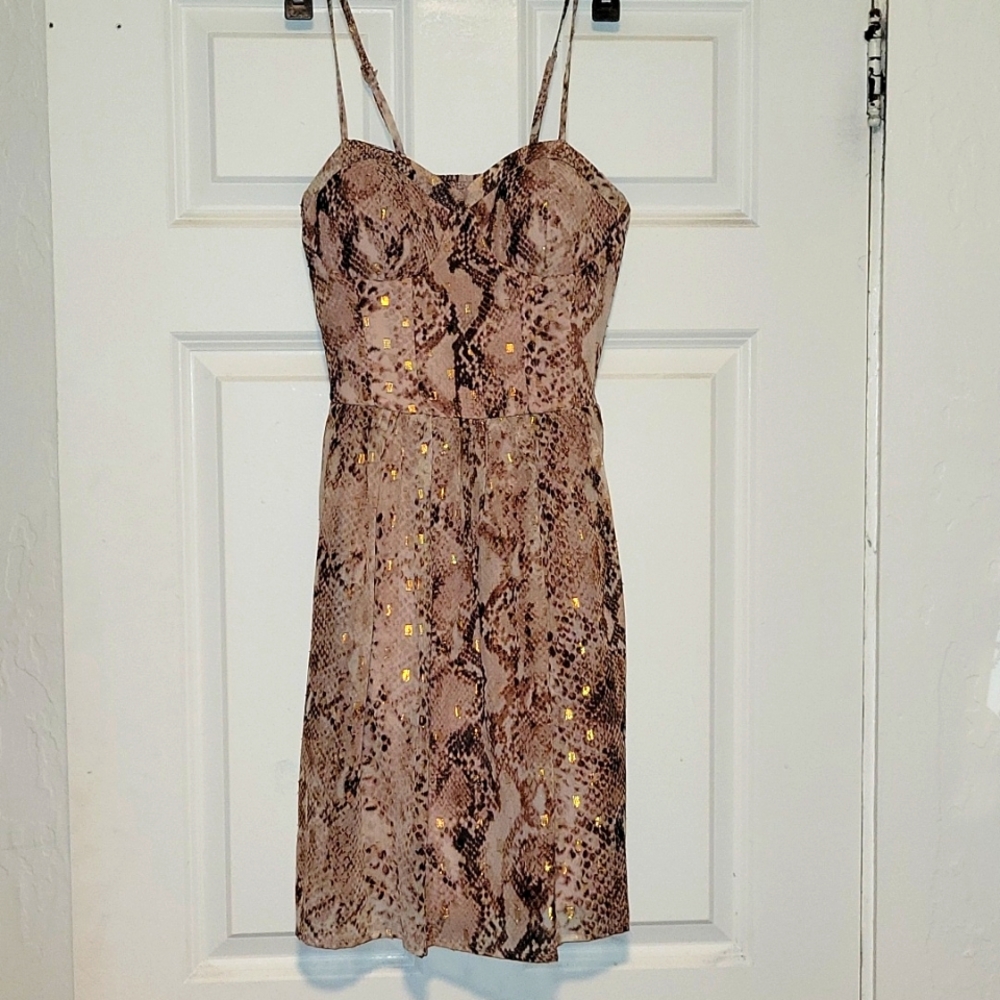 Bustier fit and flare dress